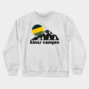 Retro Kings Canyon ))(( Tourist Souvenir National Park Design Crewneck Sweatshirt